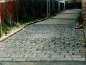 Blue Cobblestone Paving